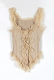 Wayne Frill Lace Sleeveless