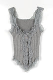 Wayne Frill Lace Sleeveless