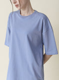 Plain Cutout Short Sleeve T-Shirt