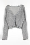 Rui see-through lace cardigan