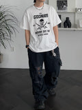 Distress Cargo Banded Denim