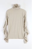 Sleeve shirring polar tee