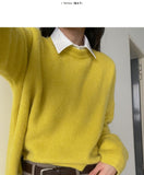 Angora Cuffs Overfit Knit