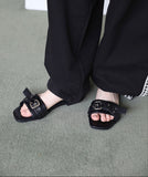 Antique Belt Slipper Mule