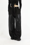 Chrome rivet banding pants