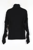 Sleeve shirring polar tee