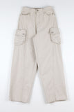 Curved cargo pants