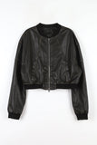 Remen leather biker jumper