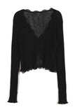 Rui see-through lace cardigan