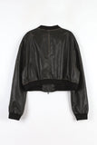 Remen leather biker jumper