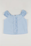 Baby Frill Sleeveless Blouse