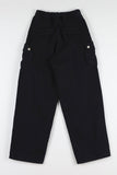 Curved cargo pants