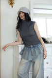 Wish Frill Curtain Denim Jeans