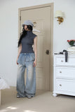 Wish Frill Curtain Denim Jeans
