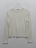 Ocean Tencel See-through Round Neck T-shirt