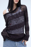 PRTN) Layered Stripe Summer Sweater