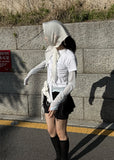 DRAPE SHIRRING T-SHIRTS