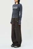 (W) Round Pocket Pants