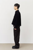 Off Velvet Denim Cropped JK