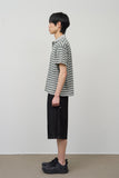 Cloud Cropped Striped Top