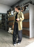 WASHED BLACK DENIM PANTS