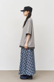 (W) Campus Checked Skirt
