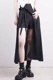 Muse Strap Slit Wrap Skirt