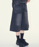 Orvid denim bermuda pants