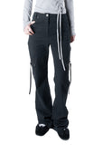ZIP FLARE PANTS