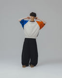 Palette Raglan Half Sweat Shirt