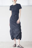 Celine shirring long skirt