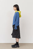 (W) Oshi Button Dot Skirt