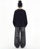 STAR H Wide Curved Jeans