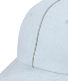 Two visor denim cap