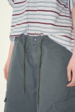 Civita snap cargo bermuda pants