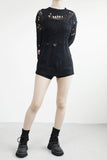 Ruel See-through Punching Long Knit