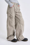 Curve pocket ham strap pants