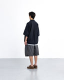 Check Zip-Up Half Shirt