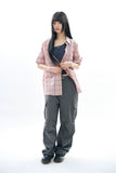 Auron wrinkle check shirt