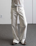 WHITE STITCH SLIT PT