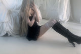 Vinacell Lace-Up Long Boots