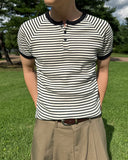 St Rib Henley Neck Knit