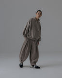 Valley Tuck Washed Sweat Balloon Pants