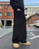 Cozy Corduroy One-Tuck Pants