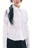 Leona shirring blouse