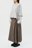 (W) Noa Wrap Pleats Skirt