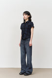 (W) Tet Shirring Shirt