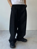 Two Pleat Black Denim