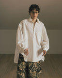 [AG] Pullover Side-Slit Shirt