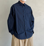 Solid Cotton Over Shirt